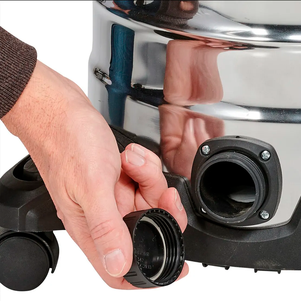 Aspiradora eléctrica 30 L. Seco-Húmedo 1500W