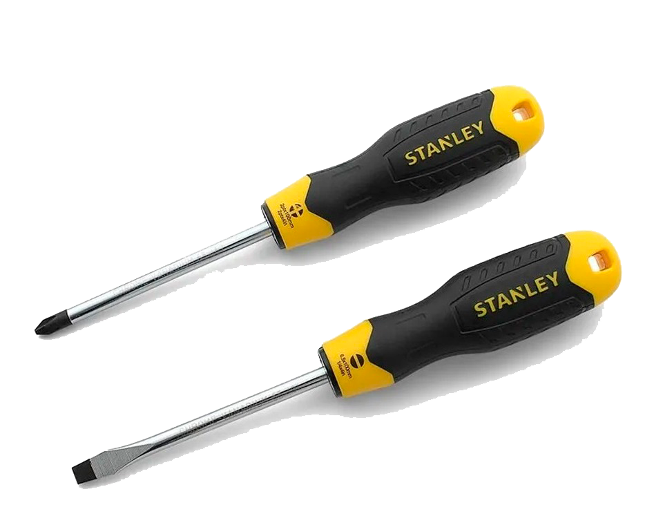 Juego de 2 destornilladores Cushion grip STANLEY
