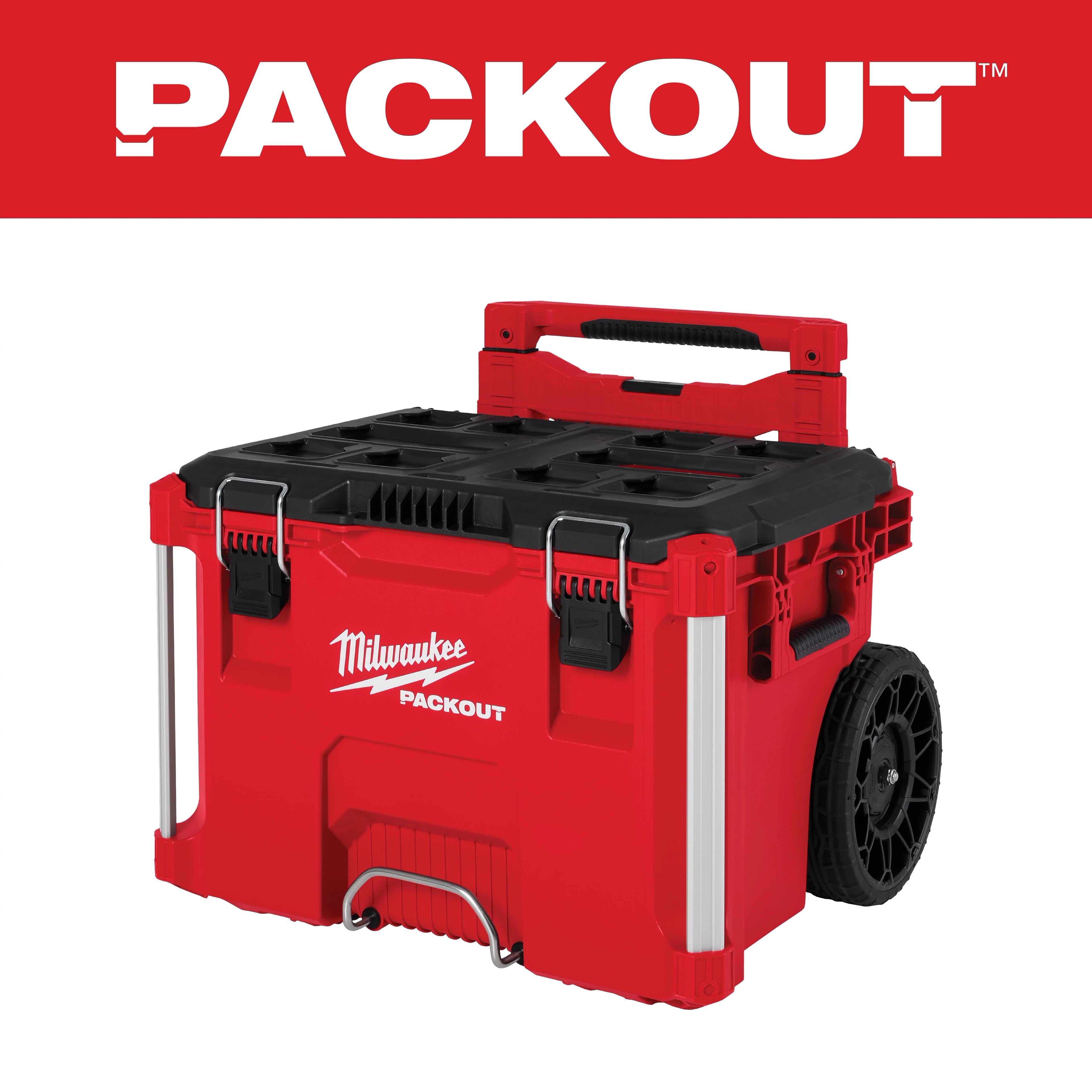 Caja de Herramientas PACKOUT con Ruedas Milwaukee 48228427 ¡PROMOCIÓN FERIA FERRETERA!