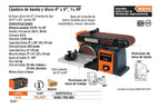 Lijadora de Banco Truper 4"x36" con Disco de 6" ½ HP | ¡Promoción Aniversario!