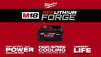 Bateria 18V 8.0AH M18 FORGE Milwaukee 48111881 ¡PROMOCIÓN FERIA FERRETERA!