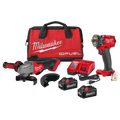 Pulidora 4-1/2” y 5” Paddle Switch Incluye 2 Baterias de 6.0AH y Cargador + Llave de Impacto 2854-20 Milwaukee