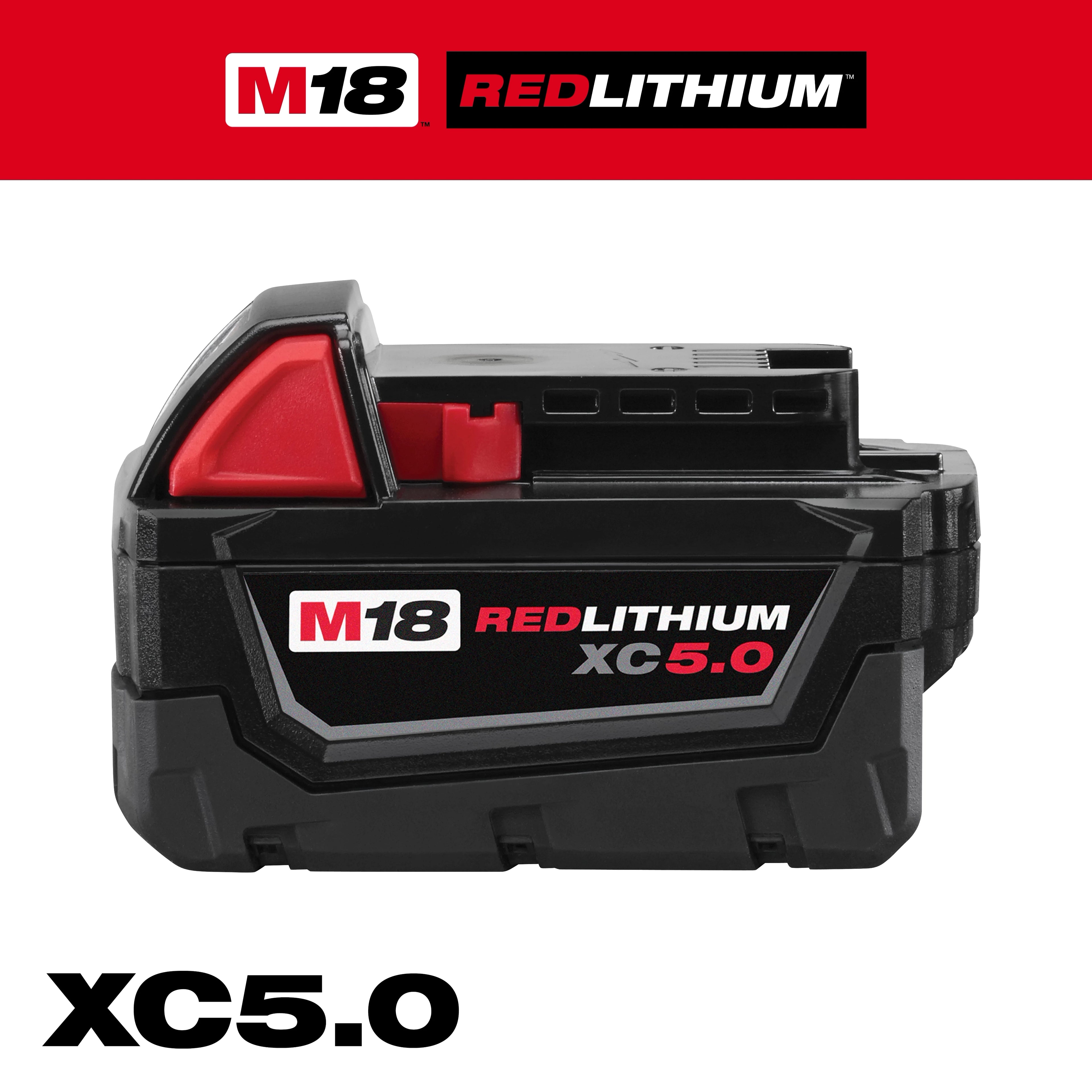 Bateria 18V 5.0AH M18 Red Lithium Milwaukee 48111850 ¡PROMOCIÓN FERIA FERRETERA!