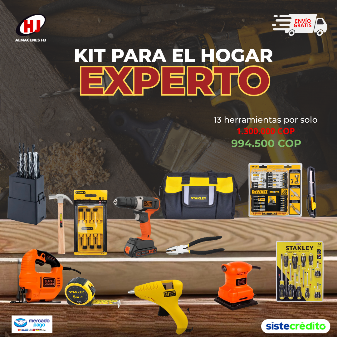 🔴 Kit Hogar Experto – El taller completo en tu casa 🛠️