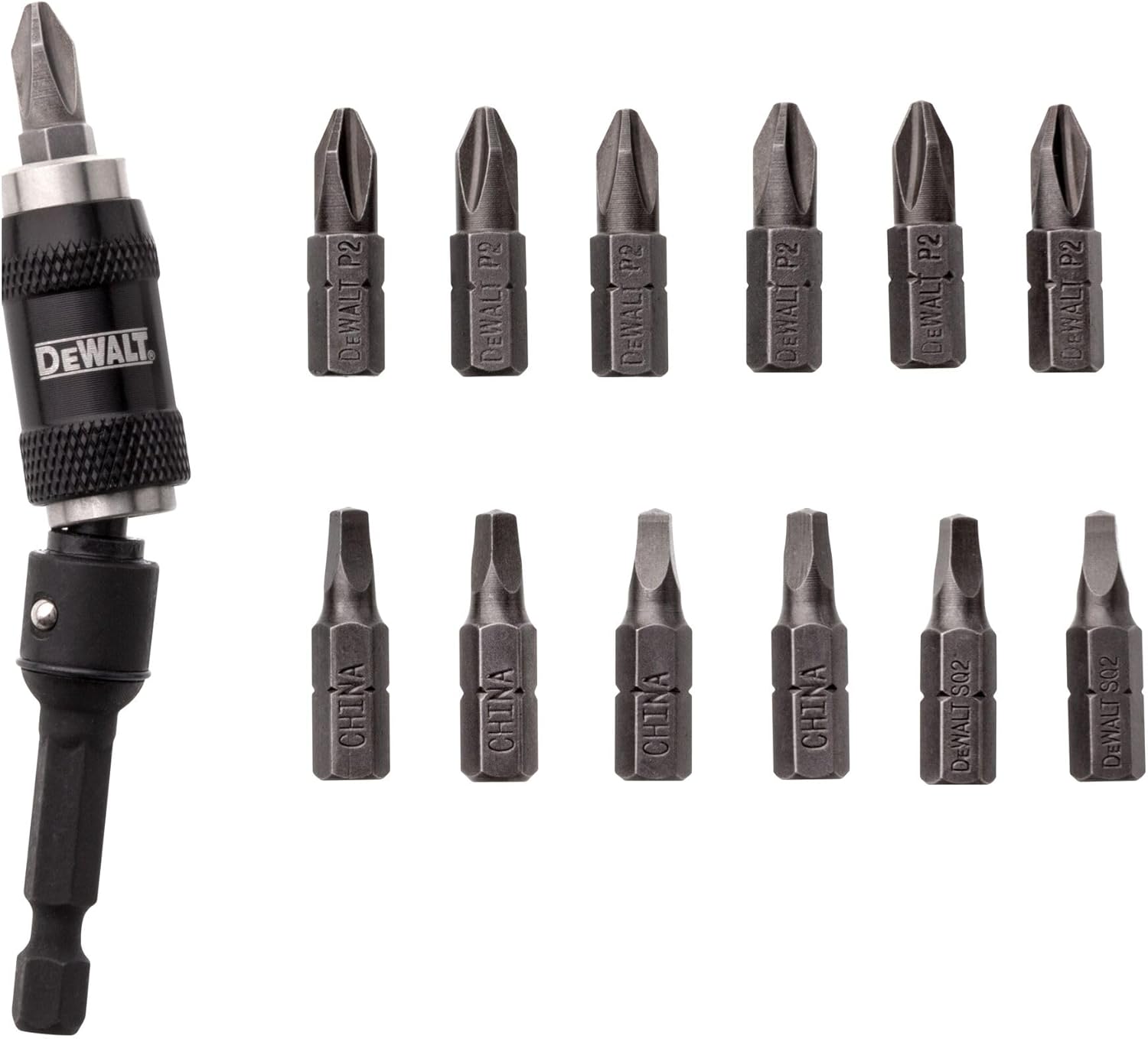 Combo Taladro Percutor 1/2" + Atornillador de Impacto 1/4" 20V DEWALT DCK276D2-B3A + Batería 4.0Ah DCB204 + Set de 14 Puntas DWPVTC14 | ¡Promoción Especial!