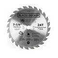 71727 Disco de Sierra 7-1/4'' Black + Decker