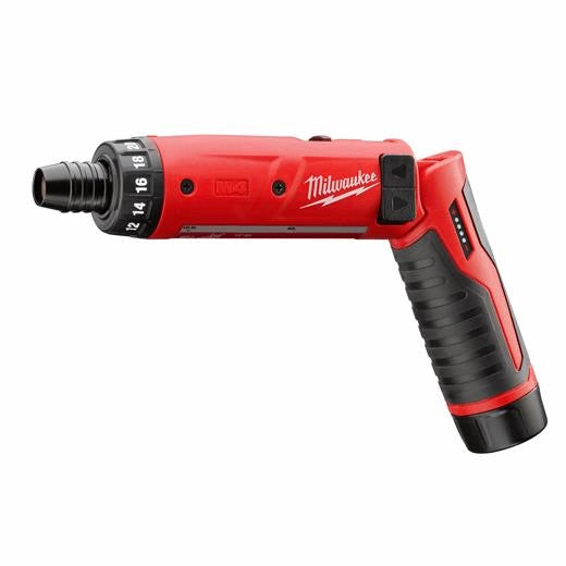 Atornillador de Pivote 1/4” 4V Incluye 2 Baterias y Cargador Milwaukee 2101-22 ¡PROMOCIÓN FERIA FERRETERA!