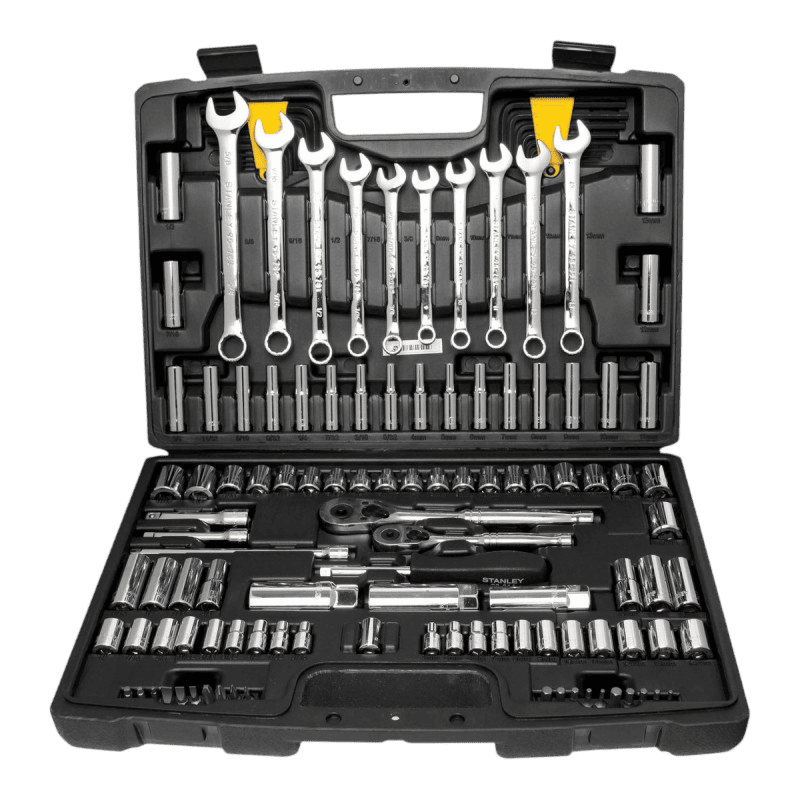 Juego de Copas ¼” y 3/8” 123 Piezas Stanley | Ref. 94374-ST