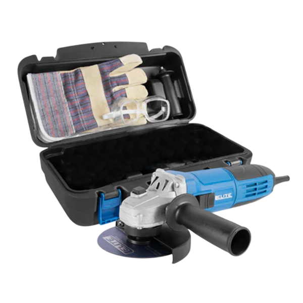 Pulidora 4-1/2 800W 11000RPM + Guantes + Gafas + Caja Elite