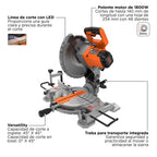 BES7101800MS Sierra Ingleteadora Black+Decker 1800W