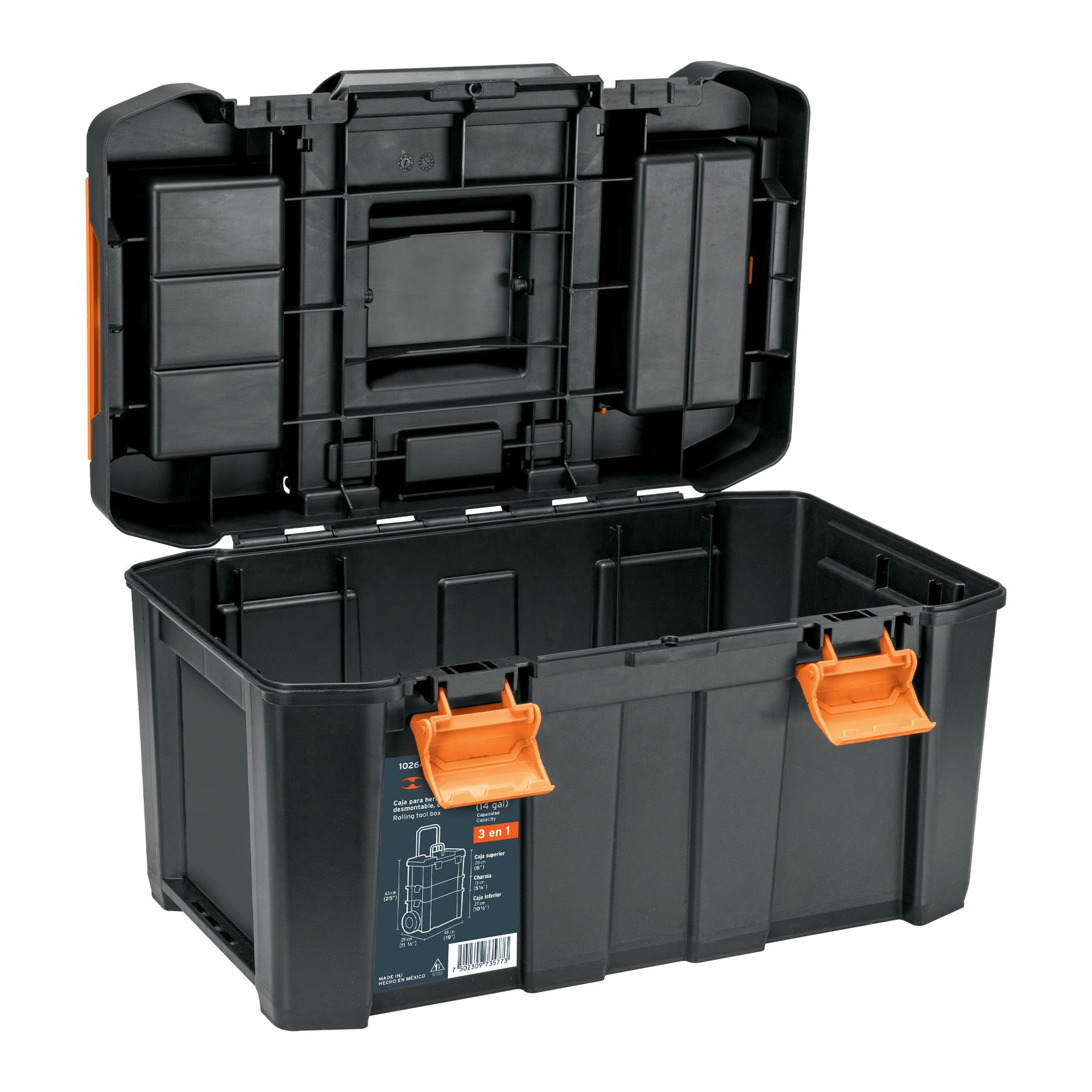 Caja para Herramientas 3 Niveles Grande Truper 102644 ¡PROMOCIÓN FERIA FERRETERA!