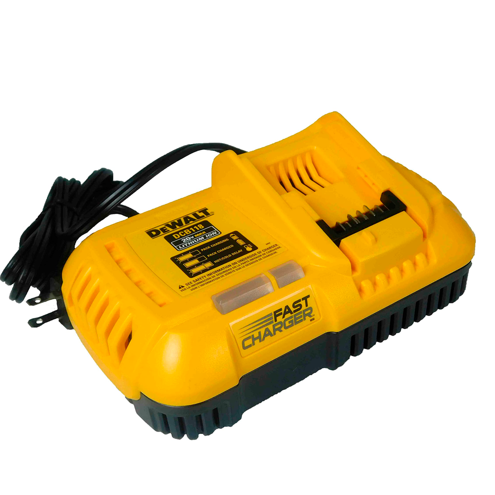 Cargador rápido enfriado por ventilador de 20 Voltios Max. - DEWALT