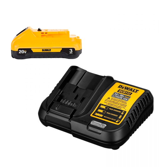 Kit de inicio de 20 V Max * con cargador y Batería compacta de 3,0 AH - DEWALT