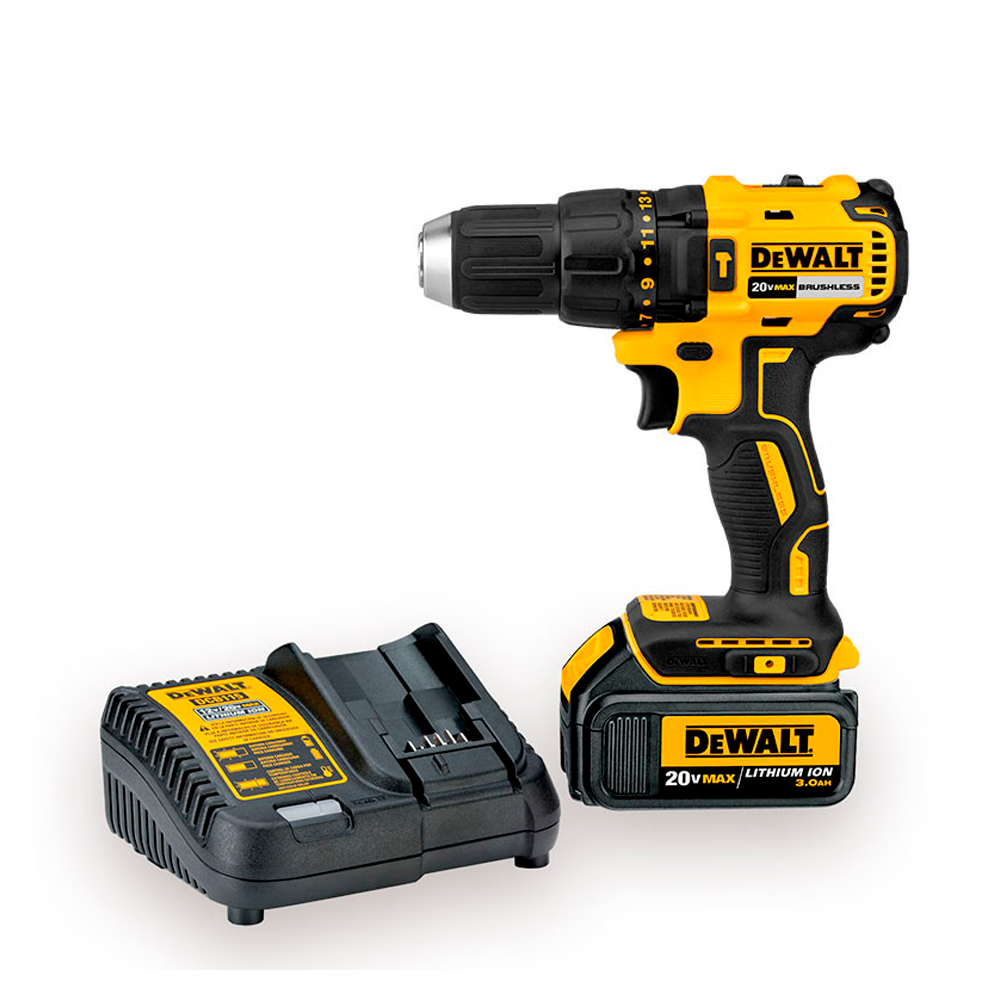 Kit Taladro inalámbrico, Batería, cargador y bolso - DEWALT