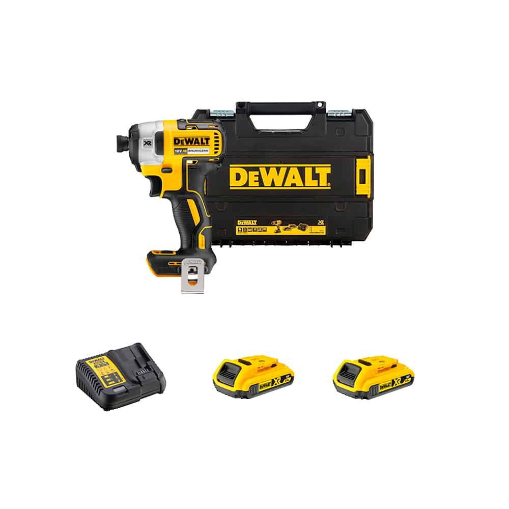 DEWALT DCF887D2-B3 Kit Atornillador de Impacto 20V MAX ¼″ – BLACK FRIDAY