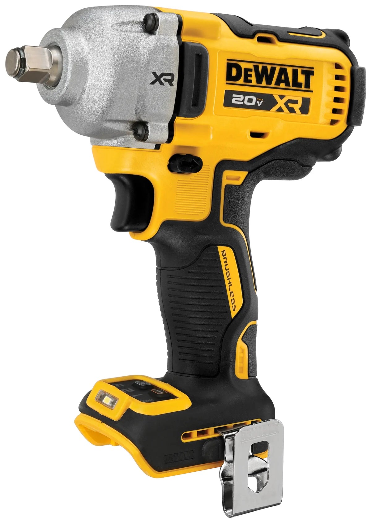 Llave de impacto DEWALT DCF891 sin batería con clip para cinturón