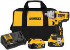 Kit DEWALT DCF891P2 con llave de impacto, 2 baterías 5Ah, cargador y bolsa