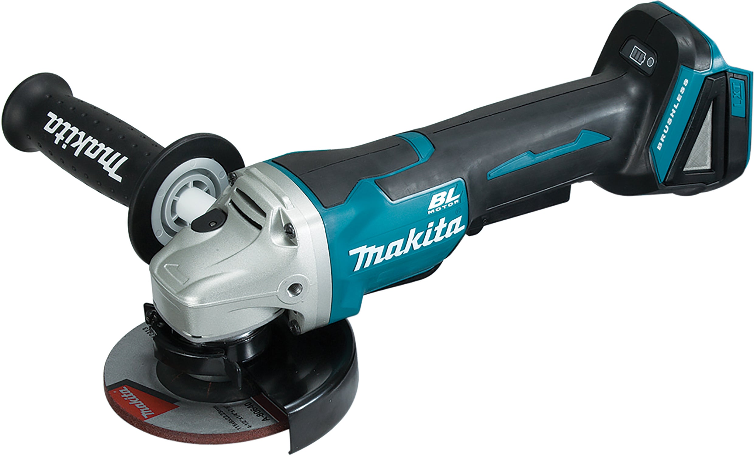 Pulidora 4-1/2" BL 18V con 1 Bateria de 5.0AH + Cargador Makita DGA458Z-PROM ¡PROMOCIÓN FERIA FERRETERA!