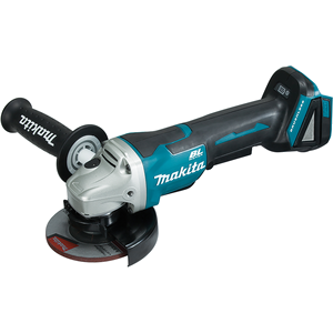 Pulidora 4-1/2" BL 18V con 1 Bateria de 5.0AH + Cargador Makita DGA458Z-PROM ¡PROMOCIÓN FERIA FERRETERA!