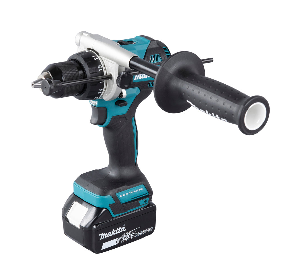 Taladro Percutor 1/2" 18V BRUSHLESS Incluye Bateria de 3.0AH 632G13-1 y Cargador 1912Y7-5 Makita DHP486Z-PROMO ¡PROMOCIÓN FERIA FERRETERA!