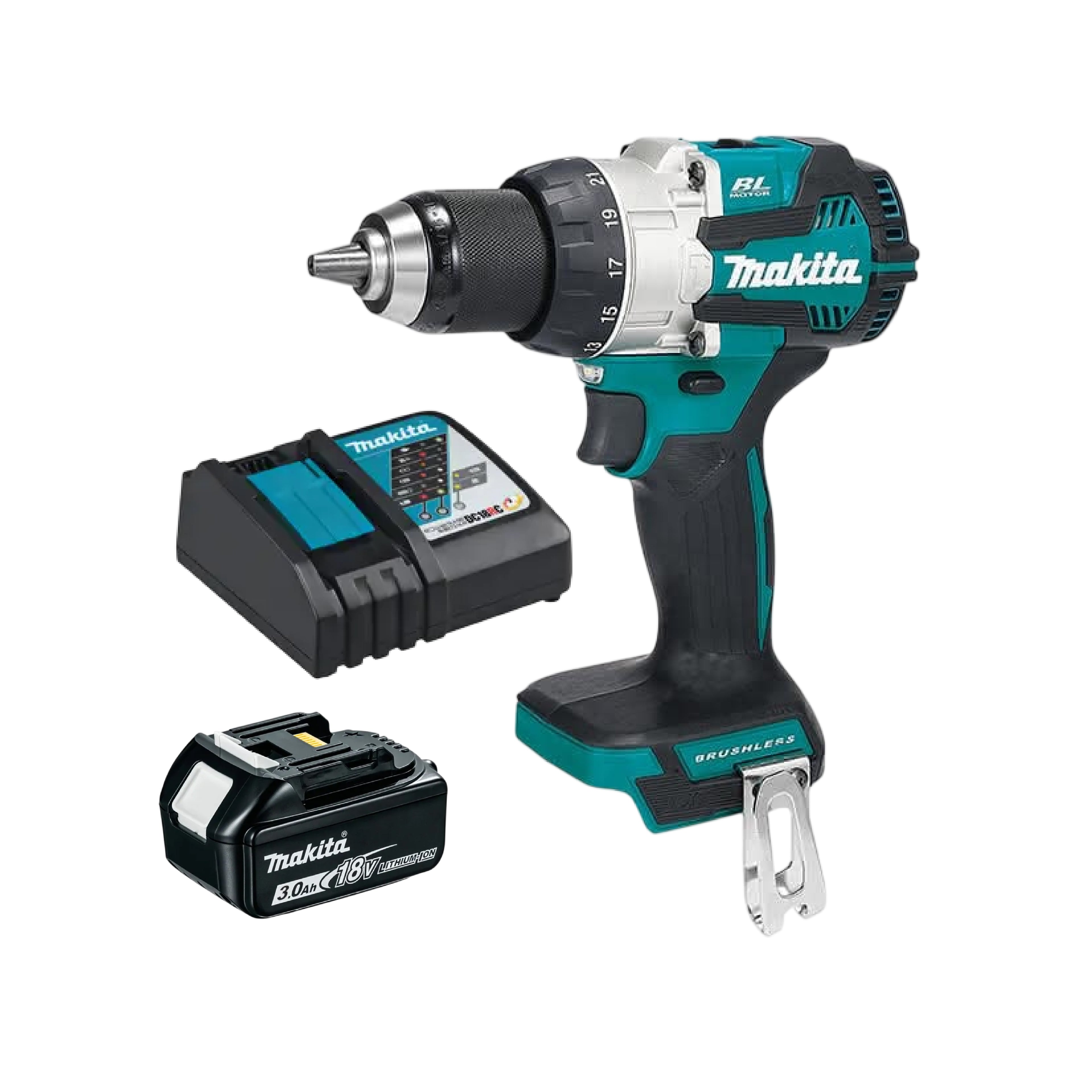 Taladro Percutor Inalámbrico Makita DHP489Z 18V Brushless + Maletín (PROMO)