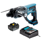 Rotomartillo SDS PLUS 18V 7/8" Incluye 1 Bateria de 5.0AH y Cargador 1912Y7-5 Makita | Ref. DHR202Z+632F16-9
