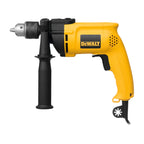 Taladro percutor DEWALT DW508S-B3 700W vista lateral izquierda con empuñadura lateral