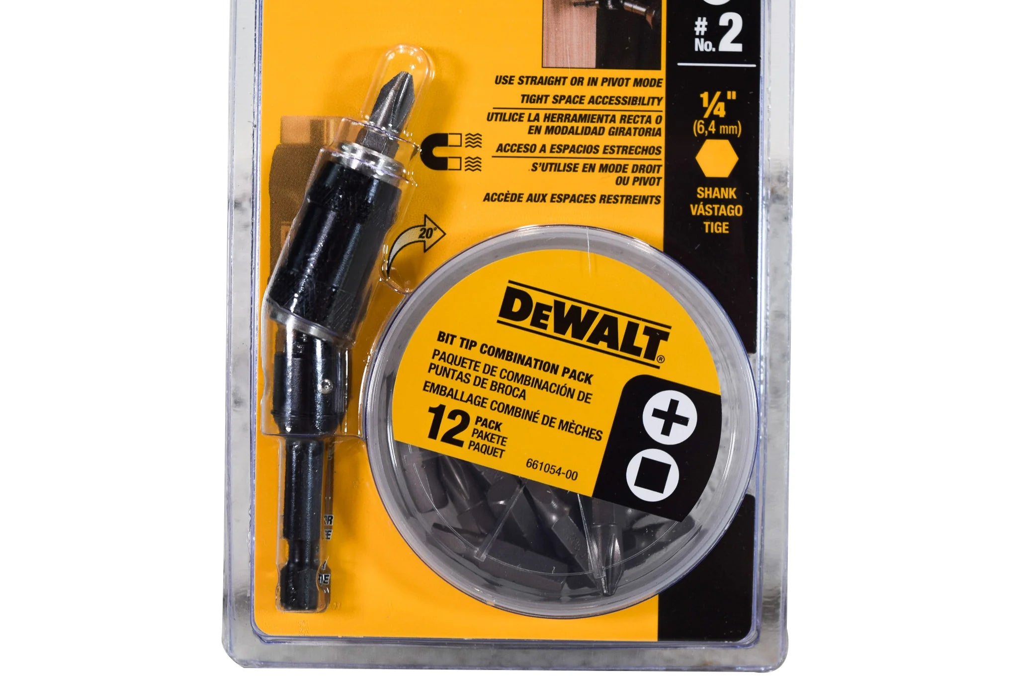 Combo Taladro Percutor 1/2" + Atornillador de Impacto 1/4" 20V DEWALT DCK276D2-B3A + Batería 4.0Ah DCB204 + Set de 14 Puntas DWPVTC14 | ¡Promoción Especial!