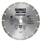 Disco diamantado dewalt segmentado 9 pulg
