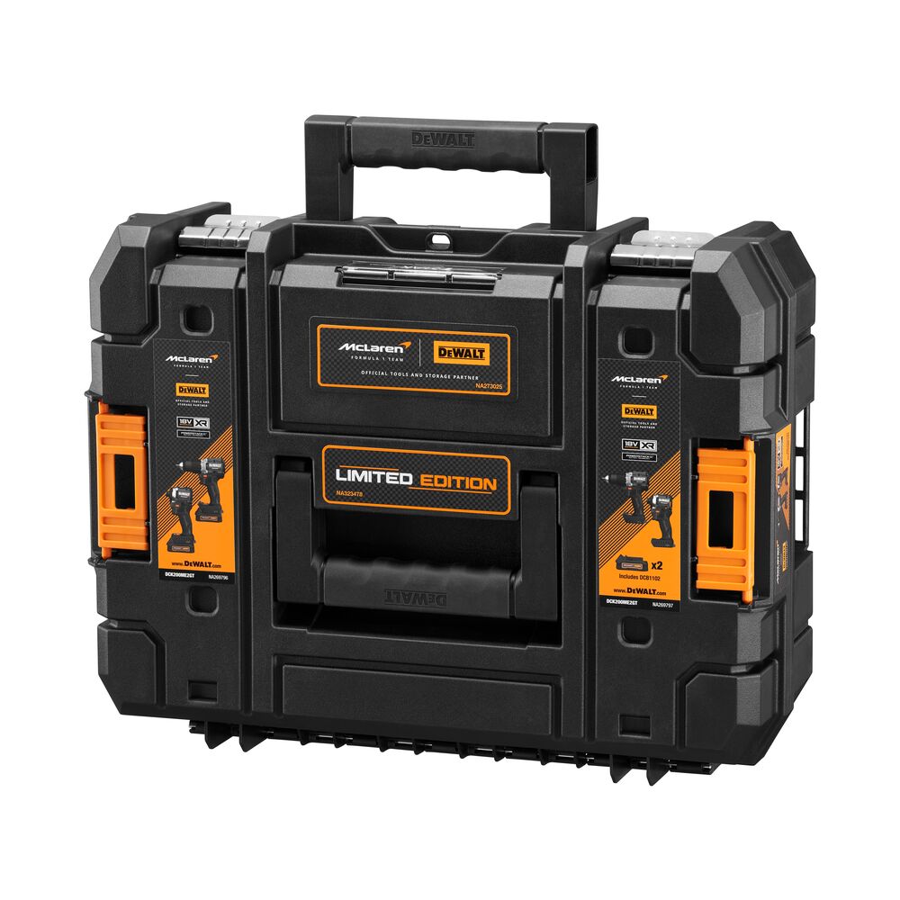 Combo taladro percutor ½” + Atornillador de impacto ¼” 20V Brushless edición especial MCLAREN DEWALT - 0