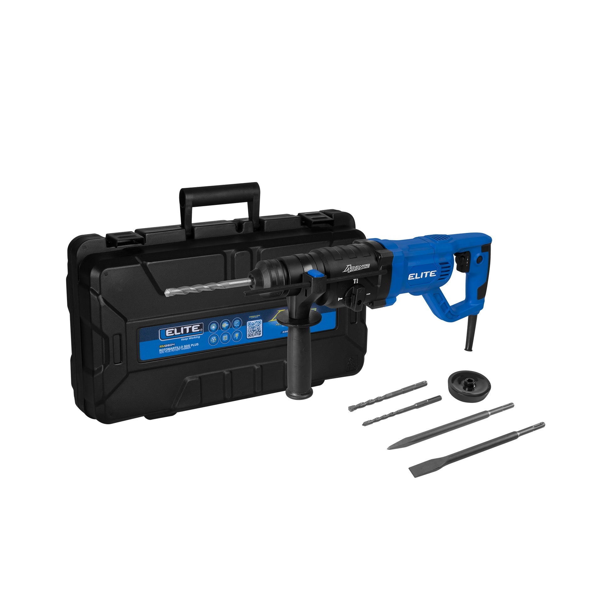 Rotomartillo SDS-Plus 800W Elite DH164515-ELITE ¡PROMOCIÓN FERIA FERRETERA!