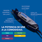 Multiherramienta Dremel 4300 Mototool con 40 Accesorios, 5 Aditamentos y Maletín