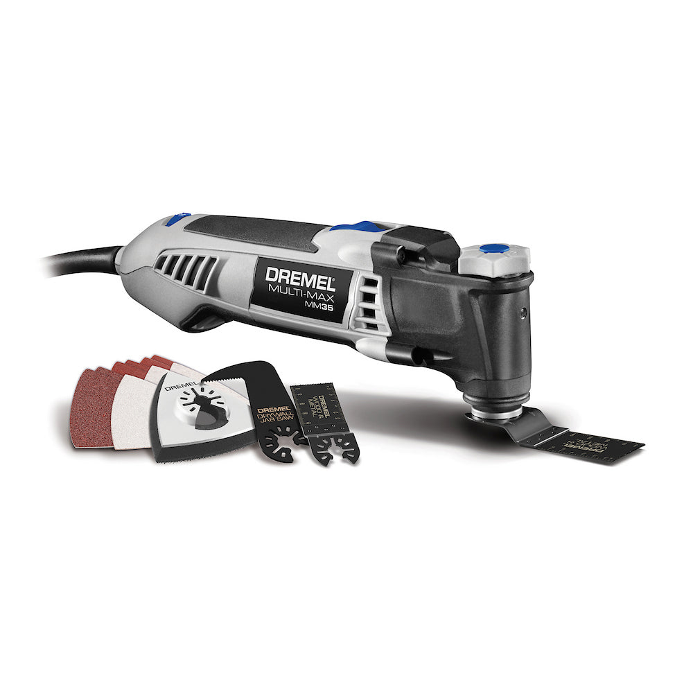 Multiherramienta Oscilante Dremel MM35 420W con 8 Accesorios y Maletín
