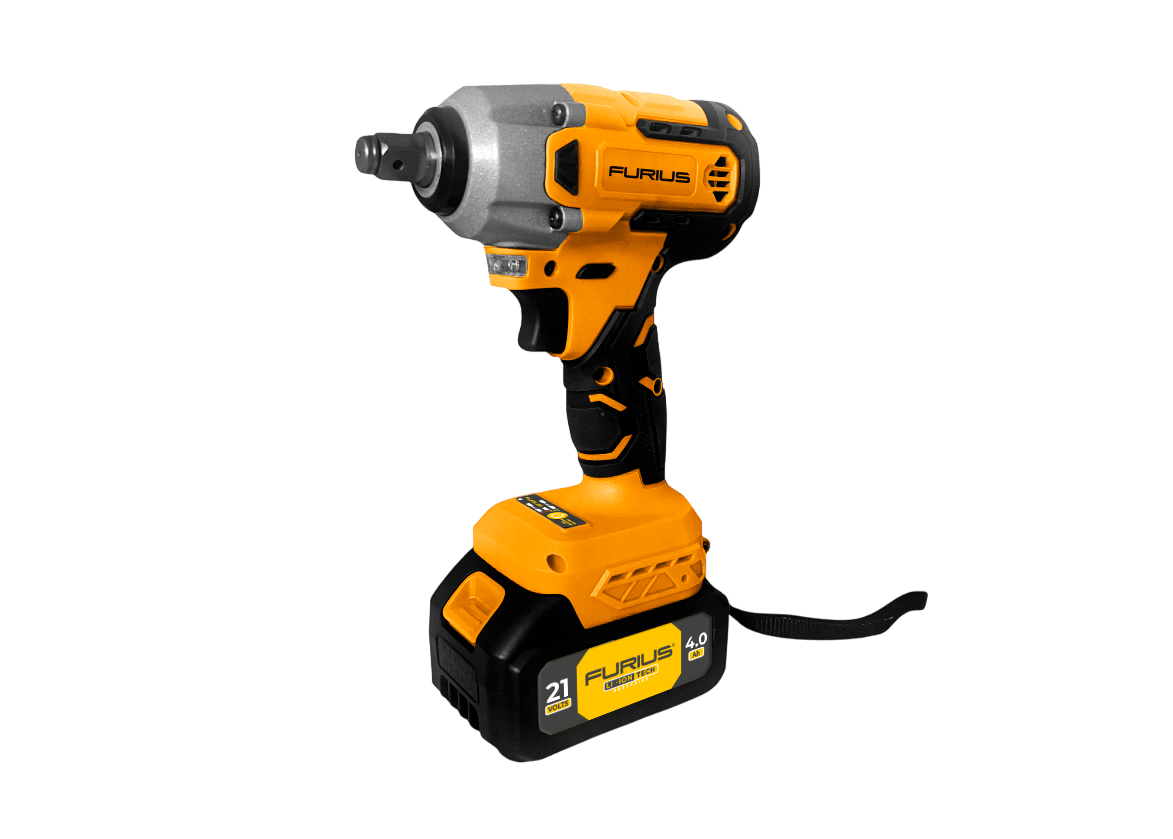 Llave de Impacto Inalámbrica Brushless 1/2" 21V 4200Nm Furius | Ref. FIW213B-FURIUS