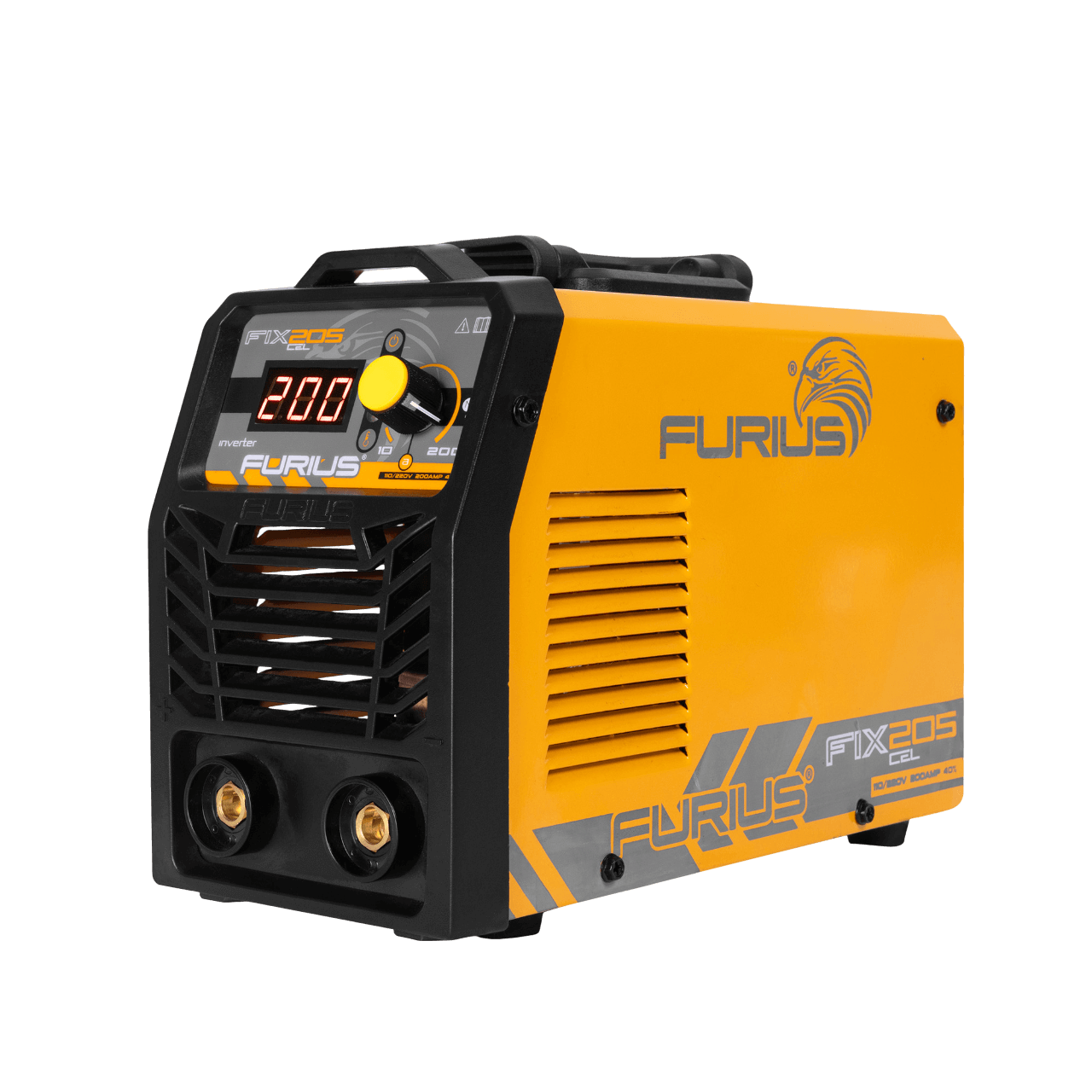 Soldador Inversor Celulósico 200A 110/220V Furius | Ref. FW205CEL-FURIUS
