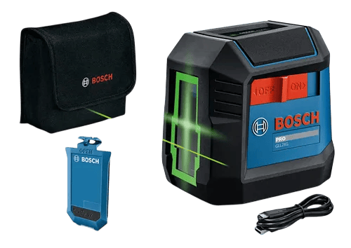 Nivel Laser + Bateria USB Linea Verde Bosch | Ref. GLL2XG-LI+BATERIA