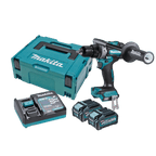 Talad Percutor de 1/2" 40V Incluye 2 Baterias de 4.0AH y Cargador Makita | Ref. HP001GM201