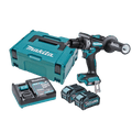 Taladro Percutor de 1/2" 40V Incluye 2 Baterias de 4.0AH y Cargador Makita