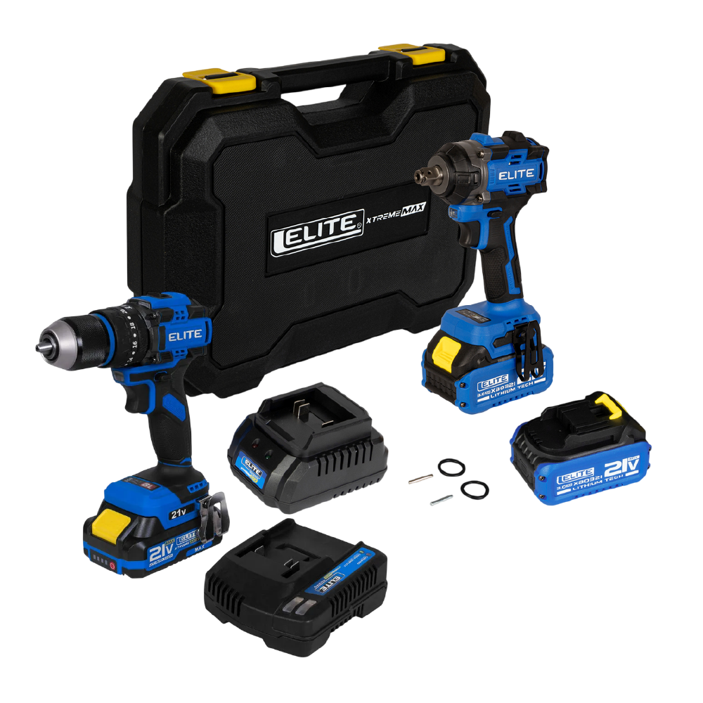 Combo de Taladro Percutor 20V XID2159K + Llave de Impacto 1/2" 20V XIW2135K Elite