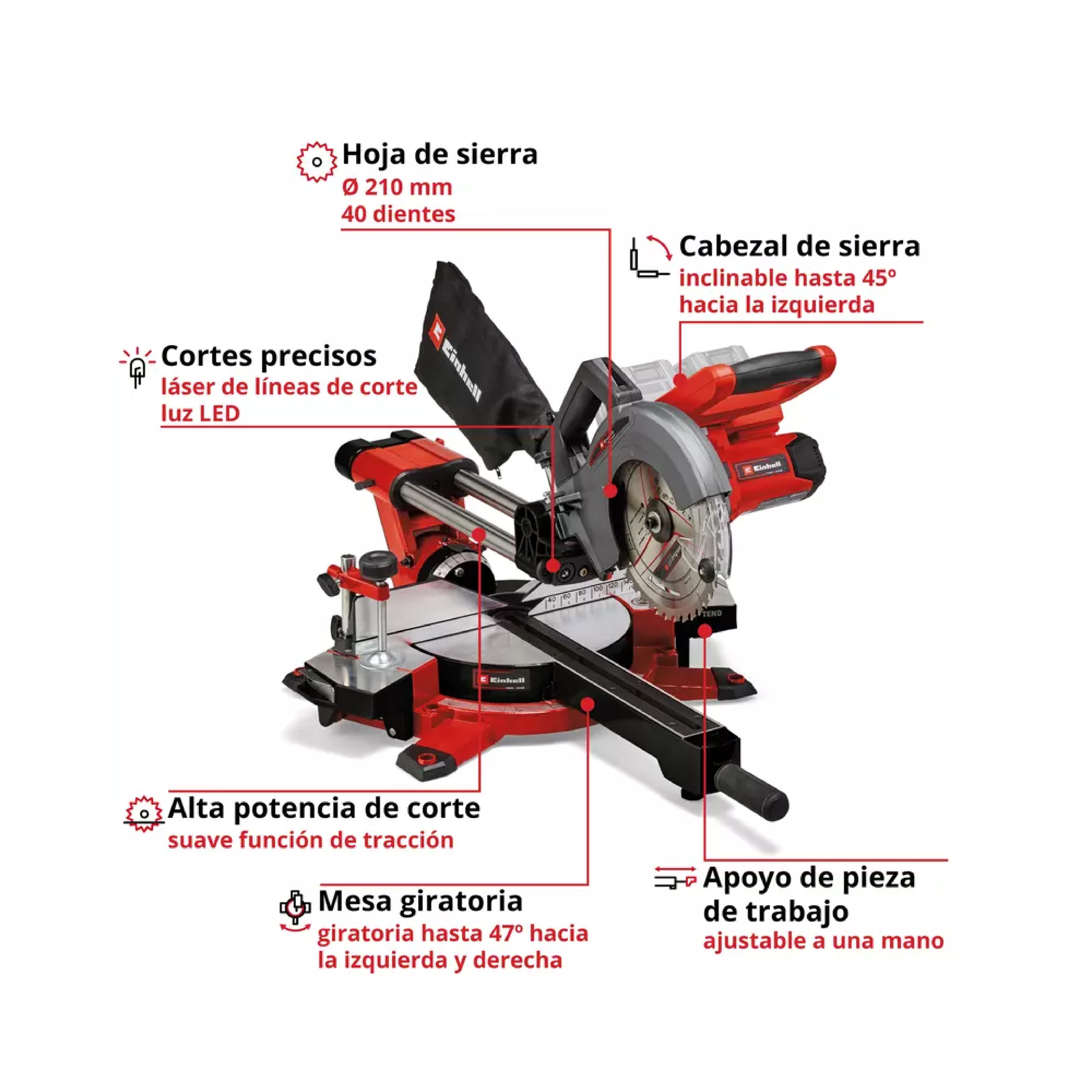 Ingleteadora inalámbrica TE-SM 36/210 - 0