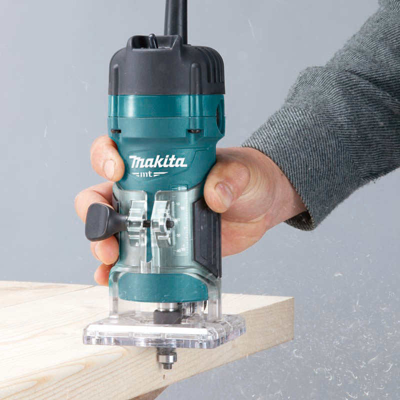 M3700B Rebordeadora 6mm 1/4 pulg Makita - Potencia y Precisión en tu Taller