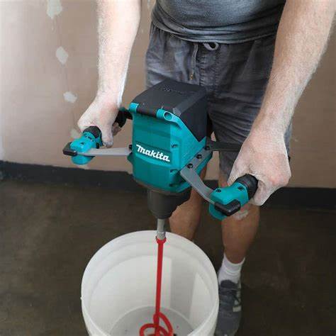 Mezclador de Pintura y Mortero Makita XGT 40V + 1 Batería 4.0Ah y Cargador