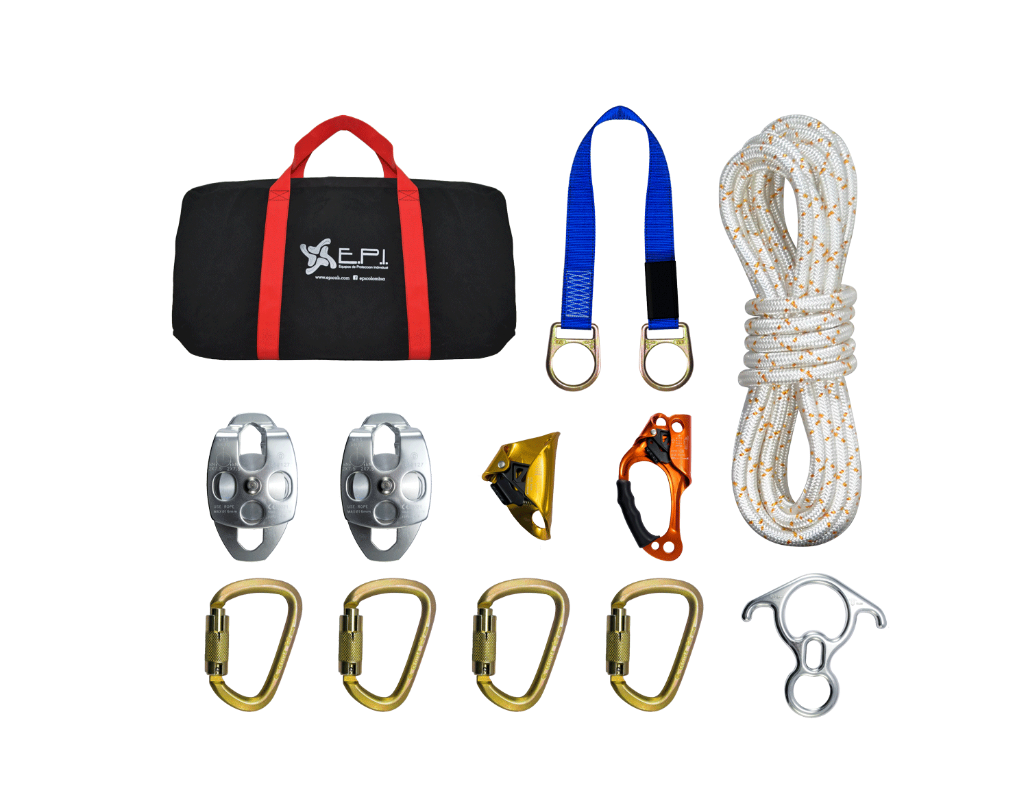 Mosquetón de Seguridad Tipo Rosca EPI P-KR-01 ¡PROMOCIÓN FERIA FERRETERA!
