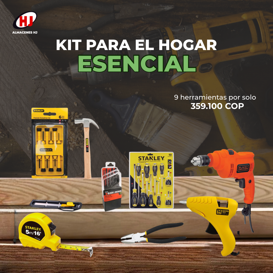 🟢 Kit Hogar Esencial – El básico que todo hogar debe tener 🛠️