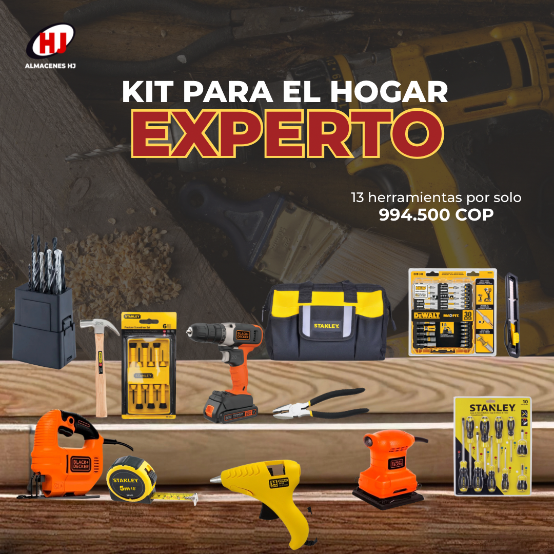 🔴 Kit Hogar Experto – El taller completo en tu casa 🛠️