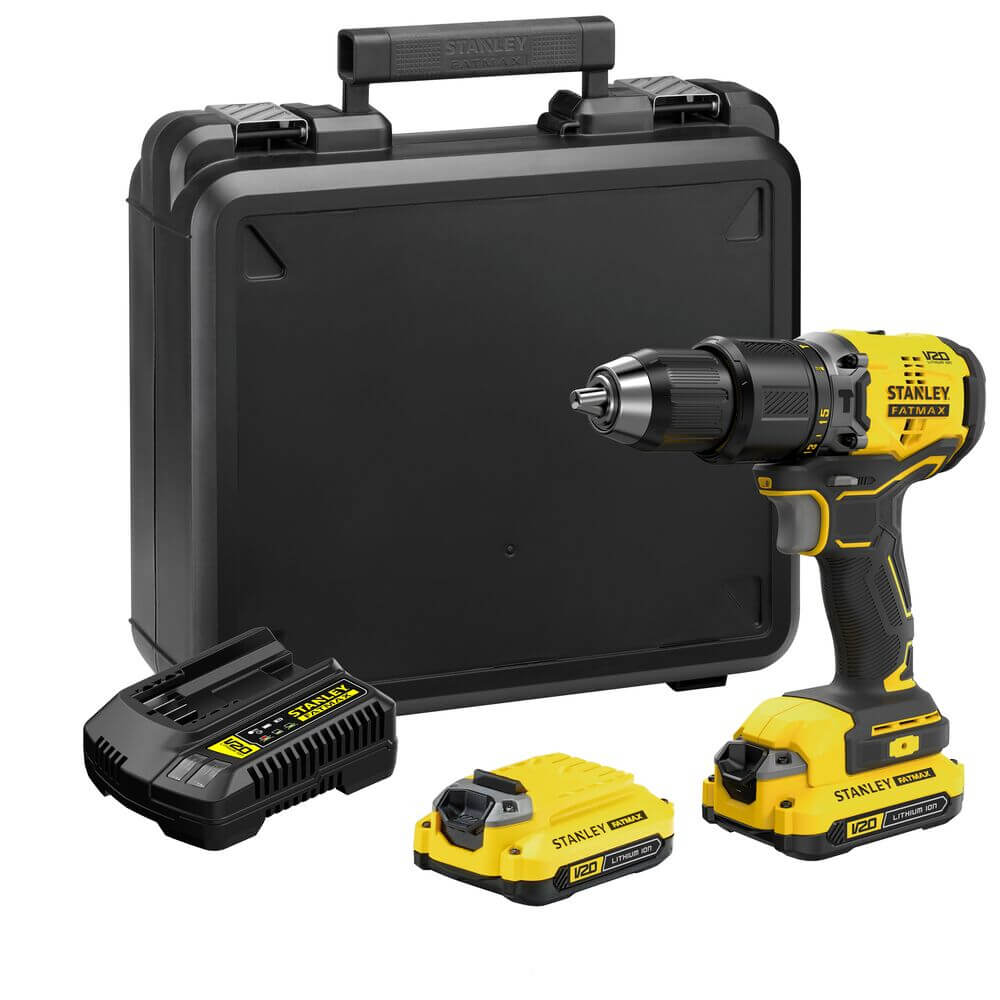 Taladro Percutor STANLEY 1/2” 20V Sin Escobillas | Eficiencia, Precisión y Potencia Portátil
