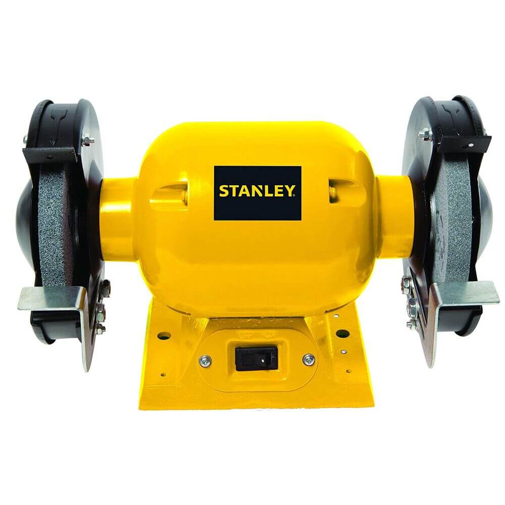 Esmeril de Banco STANLEY 6” 373W | Precisión y Estabilidad para Afilados Profesionales