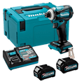 Atornillador de Impacto 40V XGT Incluye 2 Baterias de 2.5AH y Cargador Makita | Ref. TD001GD201