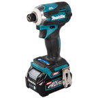 Atornillador de Impacto 40V XGT Incluye 2 Baterias de 2.5AH y Cargador Makita TD001GD201 ¡PROMOCIÓN FERIA FERRETERA!