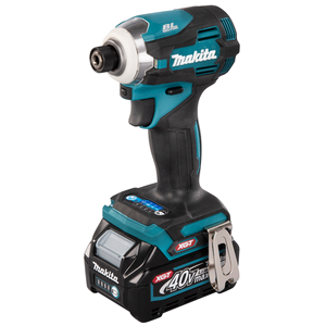 Atornillador de Impacto 40V XGT Incluye 2 Baterias de 2.5AH y Cargador Makita TD001GD201 ¡PROMOCIÓN FERIA FERRETERA!